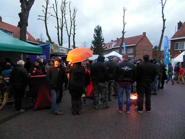 Drukke nieuwjaarsreceptie ondanks regen