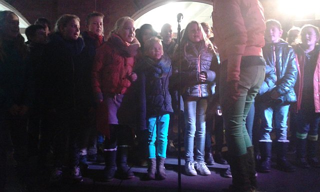 Fakkeltocht was groot succes