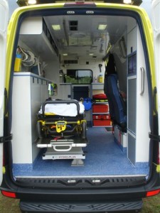 De ambulancedienst en zijn vrijwilligers