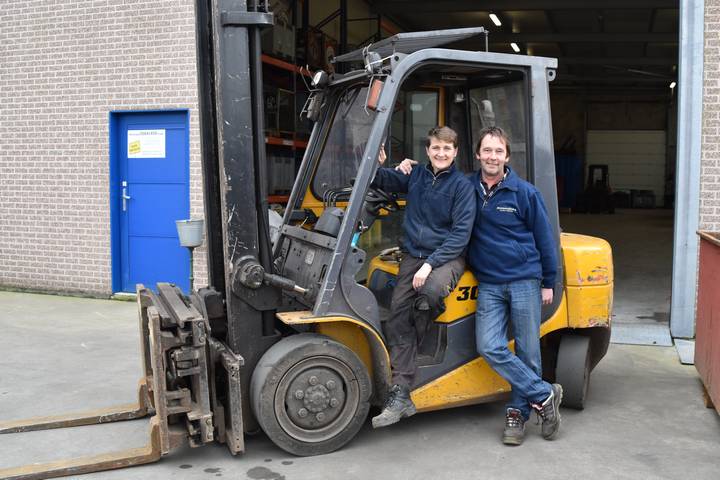 Frank Debacker van Recyclage Debacker opent deuren in Nieuwmoer