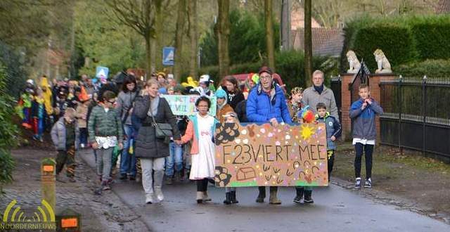 BSBO de Wilgenduin trekt in kleurige stoet door de wijk