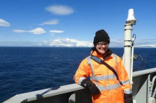 Essense Eveline Pinseel op wetenschappelijke expeditie in Zuidelijke Oceaan