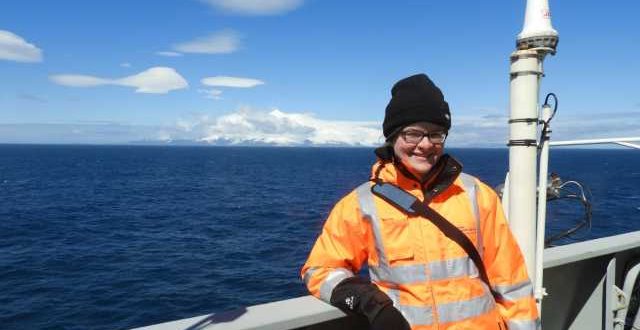 Essense Eveline Pinseel op wetenschappelijke expeditie in Zuidelijke Oceaan