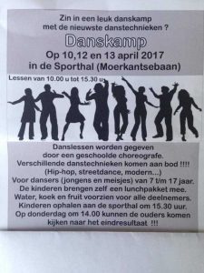 Myrelle’s Dance Studio organiseert Paasdanskamp voor kinderen van 7 tot 17 jaar!2