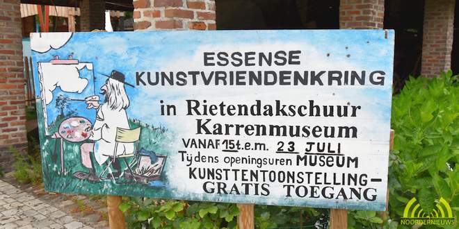 Essense Kunstvriendenkring exposeert in inkomhal Karrenmuseum