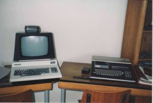 CBM computer en een Philips P2000T