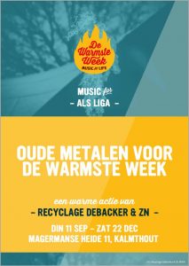 Recyclage Debacker verzamelt oude metalen ten gunste van ALS en de Warmste Week