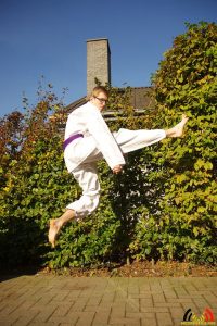 De hobby van Jochem Broos - karate