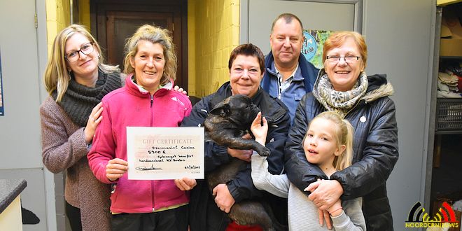 Hondenschool KV Brabo schenkt 5300 euro aan Dierenasiel Canina in het kader van De Warmste Week - (c) Noordernieuws.be - HDB_1330