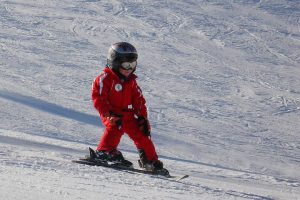 Niels De Brauwer op de skihelling