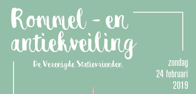 De Verenigde Statievrienden organiseert rommel- en antiekveiling