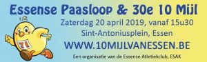 30ste Paasloop en 10 mijl van Essen op zaterdag 20 april