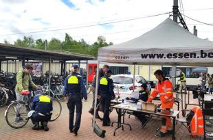 Laat (gratis) je fiets markeren aan stations Essen en Wildert