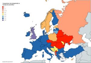 Het in Europa toegelaten alcoholgehalte tijdens het rijden 