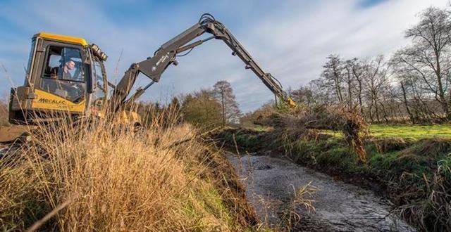 Provincie maakt waterlopen Essen klaar voor natte najaarsperiode