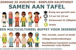 Samen aan Tafel’ een multicultureel buffet door en voor alle inwoners van Kalmthout