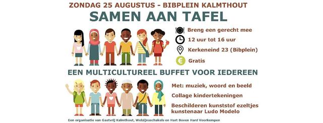 Samen aan Tafel’ een multicultureel buffet door en voor alle inwoners van Kalmthout