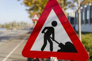 Herschilderen fietssuggestiestrook Stationsstraat