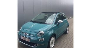 Fiat 500 cabrio van parking station Kalmthout gestolen