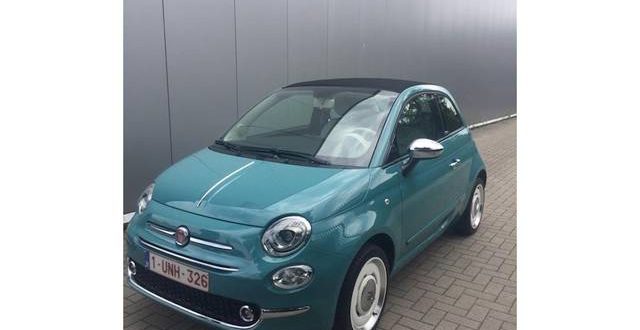 Fiat 500 cabrio van parking station Kalmthout gestolen