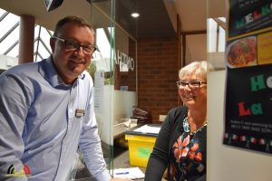 Guy Henkens - Directeur St. Michael en Zonnewende, met Catherine Degryse