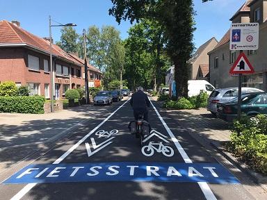 Tweede fietsstraat van Rozemieke tot Warandalei