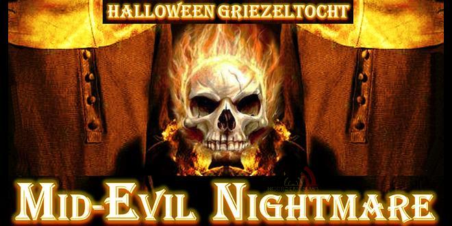 Halloween tocht Mid-Evil Nightmare - Rouwmoer Kloostertuin College Essen - 31 oktober 2019 - Noordernieuws.be