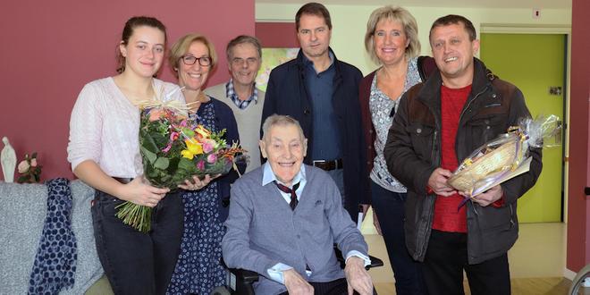 eeuweling Jos Roosens viert vandaag zijn 103e verjaardag