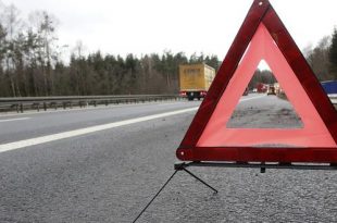 Autopech op een autosnelweg in Wallonië