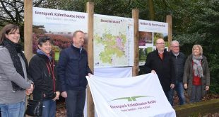 Nieuwe borden verwelkomen bezoekers bij Grenspark Kalmthoutse Heide