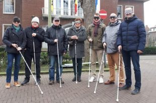 Burgemeester en schepenen gaan blindenuitdaging aan