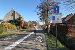 Tweede fietsstraat in Kalmthout