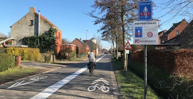 Tweede fietsstraat in Kalmthout