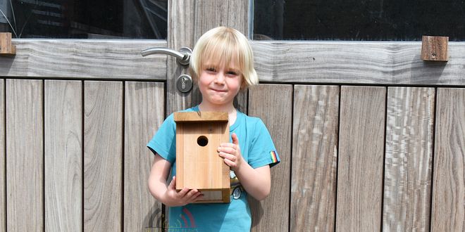 Nelles Luyten verrast klasgenootjes met bouwpakket vogelhuisje - Essen