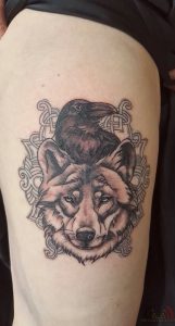 Els Deckers - Beroep Tatoeëerder - Tattoos - Tatoeage Wolf