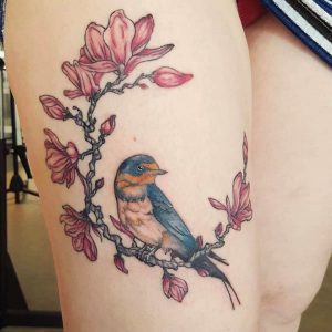 Els Deckers - Beroep Tatoeëerder - Tattoos - Tatoeage Vogel