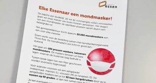 Mondmaskers verwacht in week van 25 mei