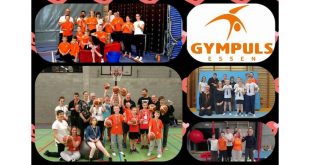 Stoepkrijt challenge voor de G-gymnasten van Gympuls