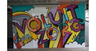 AZ Klina bedankt artsen en medewerkers met graffitikunstwerk