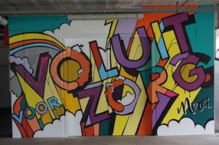 AZ Klina bedankt artsen en medewerkers met graffitikunstwerk