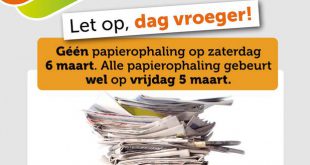 Alle papierophaling in Essen op vrijdag 5 maart