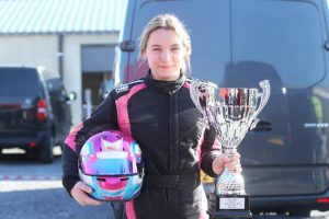 Kartster Isabella Baas Best Lady in IAME Benelux-kampioenschap