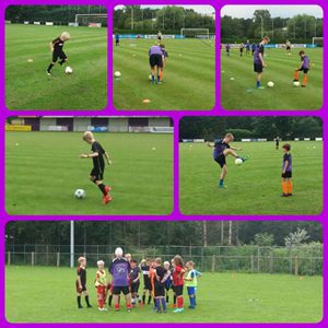 Kinderen genieten op voetbalkamp KSV Wildert