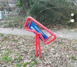 Vandalen op tocht gemeentelijke infrastructuur meermaals beschadigd