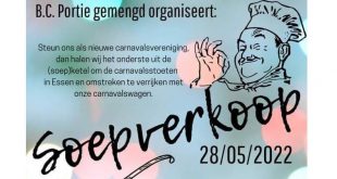 Lekker eten en meteen carnavalsvereniging B.C. Portie gemengd steunen!