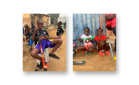 Spelers Dragons trekken naar Sierra Leone met 500 truitjes in de bagage