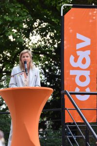 Minister Annelies Verlinden bezoekt CD&V familiedag