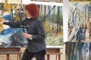 Negen afstudeerders tonen schilderijen in Diesterweg
