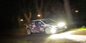 Zware crash in Eurol Hellendoorn Rally voor Bob de Jong
