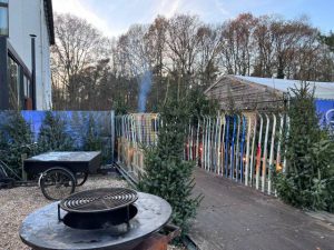 Wintersfeer aan Perron Noord in Brasschaat2